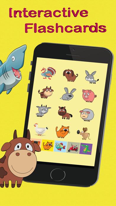 Emulate iPhone app Flash Cards for Kids: touch picture listen sounds using MyAndroid Emulate iPhone app Flash Cards for Kids: touch picture listen sounds using MyAndroid