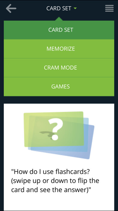 Emulate iPhone app Flashcards with Cram using MyAndroid Emulate iPhone app Flashcards with Cram using MyAndroid