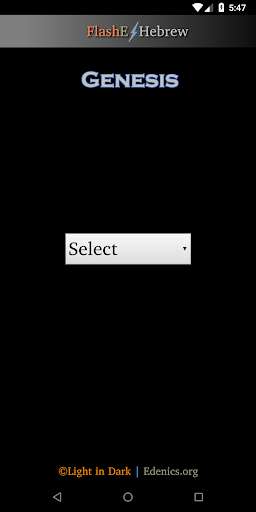 Emulate Android APK FlashE Hebrew: Genesis (free)