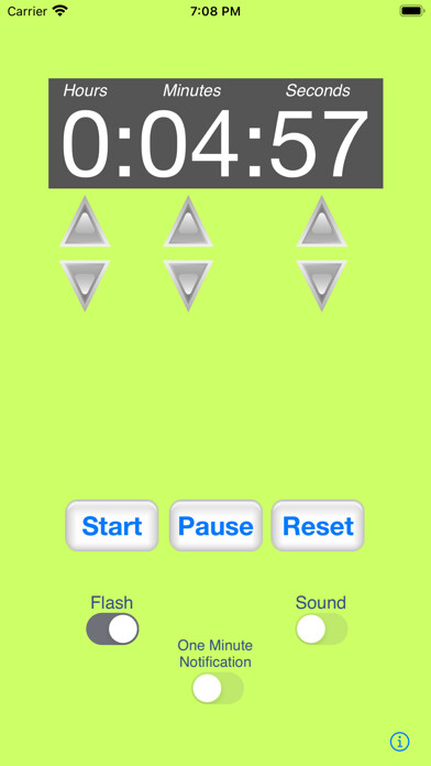 Emulate iPhone app Flashing Timer using MyAndroid Emulate iPhone app Flashing Timer using MyAndroid