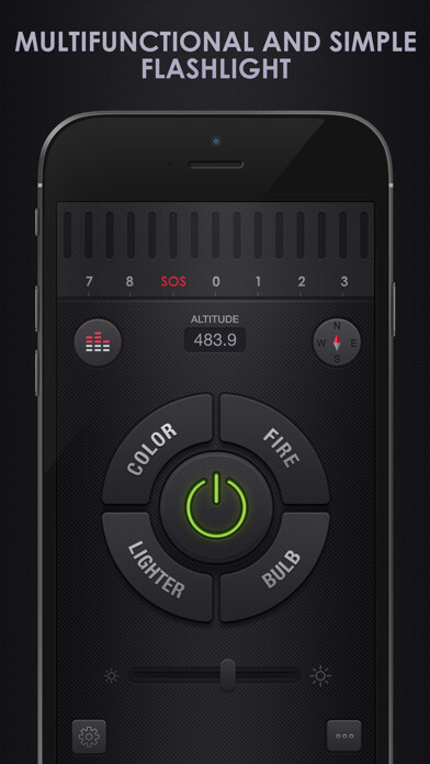 Emulate iPhone app Flashlight for iPhone + iPad using MyAndroid