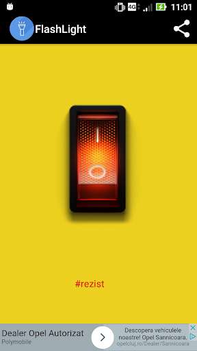 Run android online APK Flashlight Led #rezist from MyAndroid or emulate Flashlight Led #rezist using MyAndroid