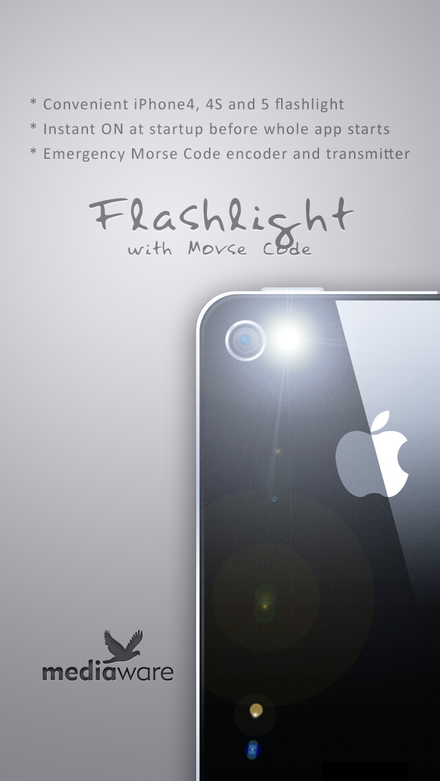 Emulate iPhone app Flashlight+ Morse Code - Transmitter and encoder using MyAndroid Emulate iPhone app Flashlight+ Morse Code - Transmitter and encoder using MyAndroid