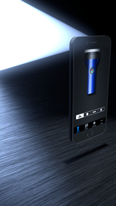 Emulate iPhone app Flashlight & Morse Utility using MyAndroid