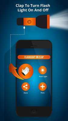 Emulate Android APK Flashlight on Clap - 2017