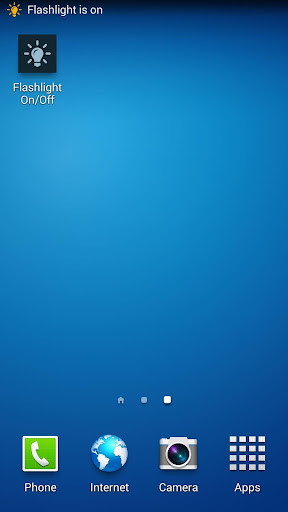 Run android online APK Flashlight On/Off from MyAndroid or emulate Flashlight On/Off using MyAndroid