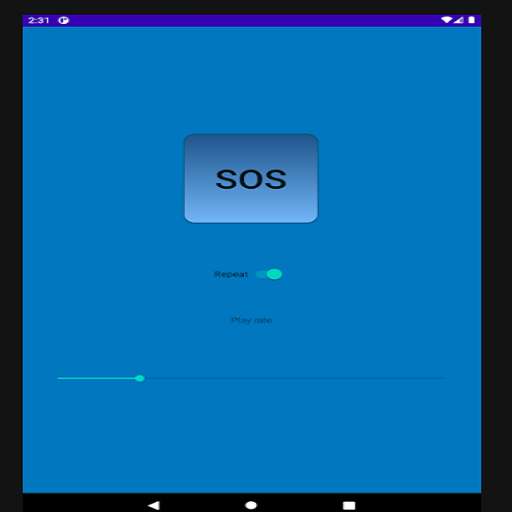 Run android online APK Flashlight - SOS in Morse Code from MyAndroid or emulate Flashlight - SOS in Morse Code using MyAndroid
