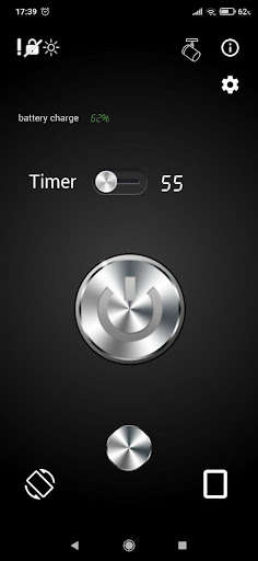 Run android online APK Flashlight with timer and strobe from MyAndroid or emulate Flashlight with timer and strobe using MyAndroid