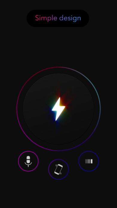 Emulate iPhone app FlashMob -Smart LED Flashlight using MyAndroid