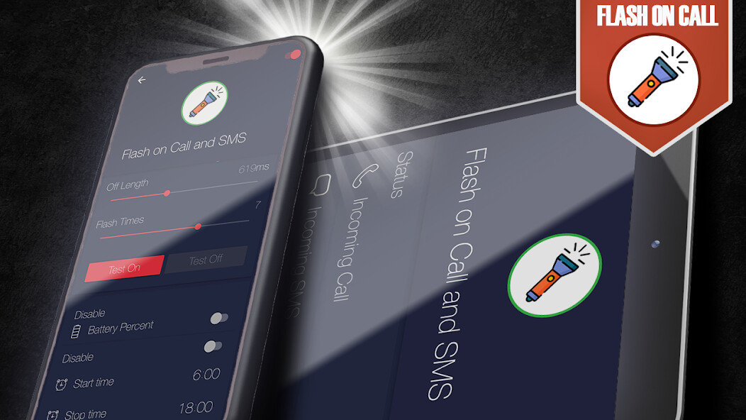 Run android online APK Flash on Call and SMS from MyAndroid or emulate Flash on Call and SMS using MyAndroid