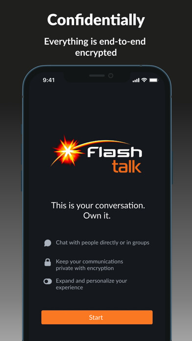 Emulate iPhone app Flash Talk using MyAndroid