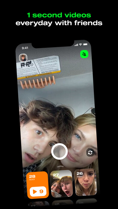 Emulate iPhone app Flashtape - 1 Second Everyday using MyAndroid