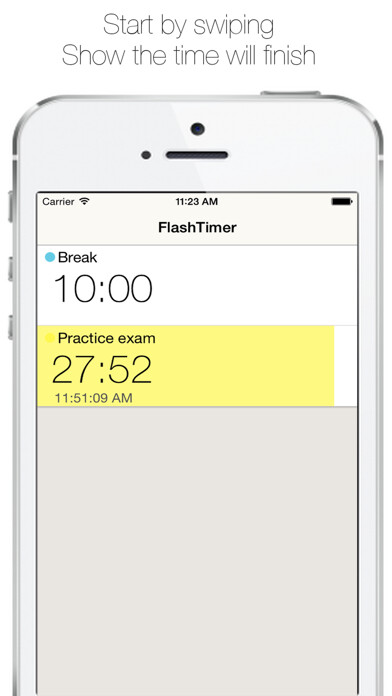 Emulate iPhone app FlashTimer - Quiet notice by light using MyAndroid Emulate iPhone app FlashTimer - Quiet notice by light using MyAndroid