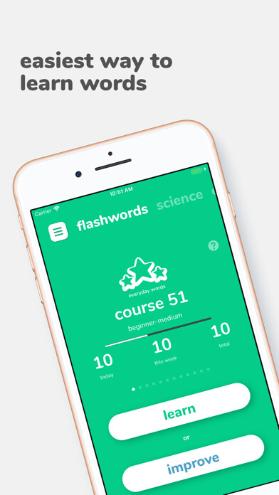 Emulate iPhone app Flashwords - learn new words! using MyAndroid Emulate iPhone app Flashwords - learn new words! using MyAndroid