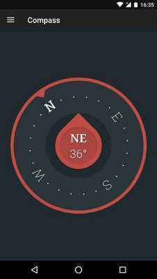 Emulate Android APK Flat Compass