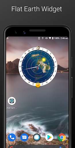 Run android online APK Flat Earth Clock (Free) from MyAndroid or emulate Flat Earth Clock (Free) using MyAndroid