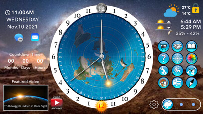 Emulate iPhone app Flat Earth Sun, Moon & Zodiac using MyAndroid