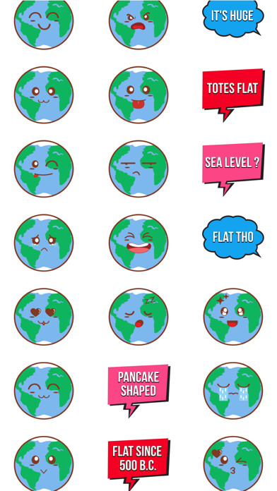 Emulate iPhone app Flat Earth World Stickers using MyAndroid Emulate iPhone app Flat Earth World Stickers using MyAndroid