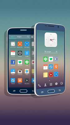 Emulate Android APK Flat Edge LINE Launcher theme Emulate Android APK Flat Edge LINE Launcher theme
