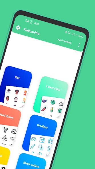 Run android online APK FlaticonPro from MyAndroid or emulate FlaticonPro using MyAndroid