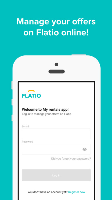 Emulate iPhone app Flatio - My rentals using MyAndroid