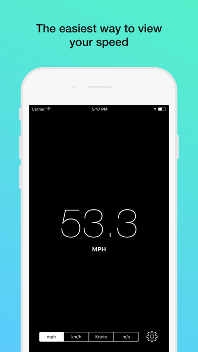Emulate iPhone app Flat Speedometer using MyAndroid