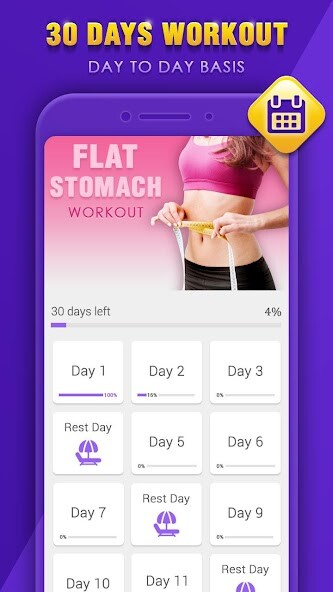 Run android online APK Flat Stomach Workout - Fitness from MyAndroid or emulate Flat Stomach Workout - Fitness using MyAndroid
