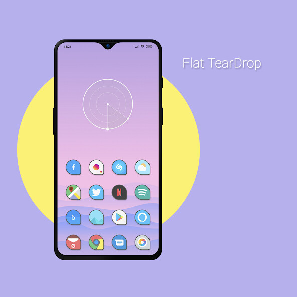 Run android online APK Flat TearDrop - Icon Pack from MyAndroid or emulate Flat TearDrop - Icon Pack using MyAndroid