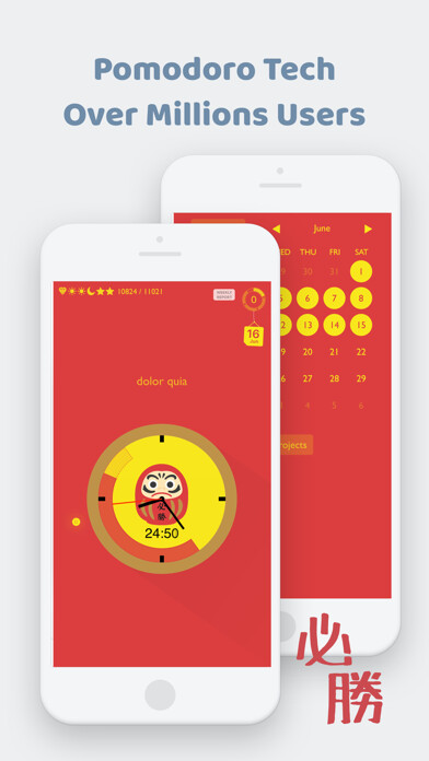 Emulate iPhone app Flat Tomato (Time Management) using MyAndroid