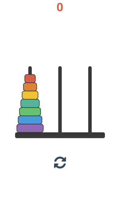 Emulate iPhone app Flat Tower Of Hanoi using MyAndroid Emulate iPhone app Flat Tower Of Hanoi using MyAndroid