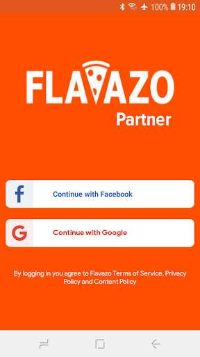 Run android online APK Flavazo Partner from MyAndroid or emulate Flavazo Partner using MyAndroid