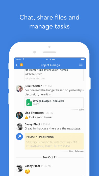 Emulate iPhone app Fleep using MyAndroid
