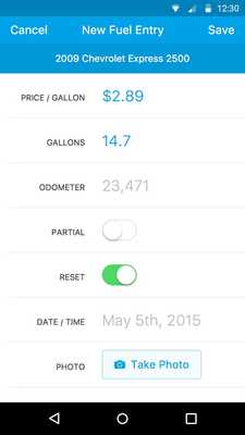 Emulate Android APK Fleetio Fuel - Fuel Tracking