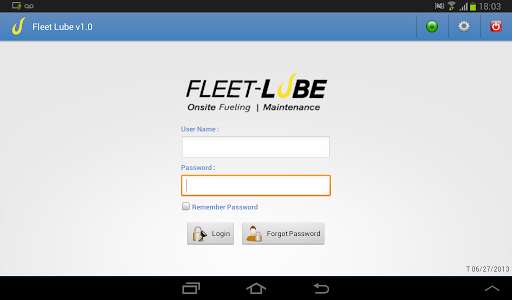 Emulate Android APK FleetLube