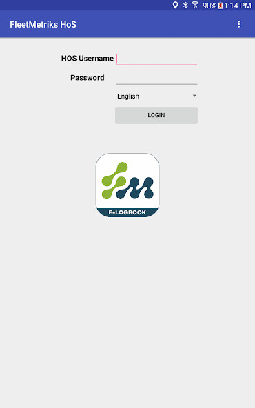 Emulate iPhone app Fleet Metriks HOS using MyAndroid