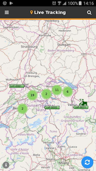 Emulate iPhone app fleet.tech FleetManager 2.0 using MyAndroid