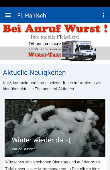 Run android online APK Fleischerei Hanisch from MyAndroid or emulate Fleischerei Hanisch using MyAndroid Run android online APK Fleischerei Hanisch from MyAndroid or emulate Fleischerei Hanisch using MyAndroid