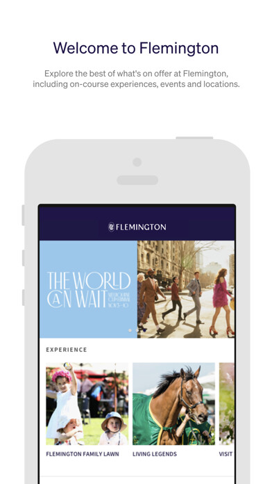 Emulate iPhone app Flemington Raceday Guide using MyAndroid