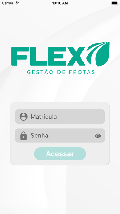Emulate iPhone app FlexFrota Motoristas using MyAndroid