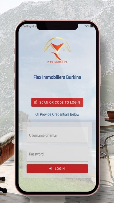 Emulate iPhone app Flex Immobiliers Burkina using MyAndroid Emulate iPhone app Flex Immobiliers Burkina using MyAndroid