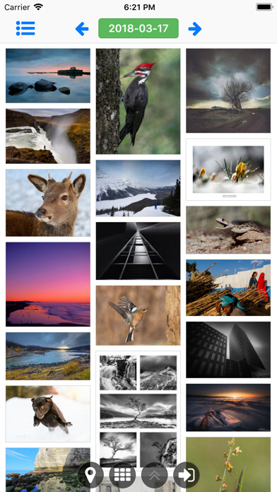 Emulate iPhone app FLExplorer for Flickr using MyAndroid
