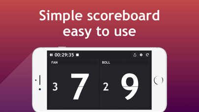 Emulate iPhone app FlexScoreboard: Scoring App using MyAndroid