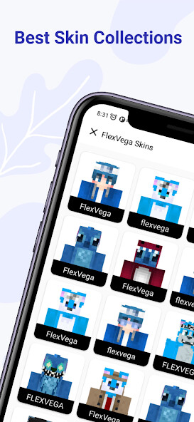 Run android online APK FlexVega Skin for Minecraft PE from MyAndroid or emulate FlexVega Skin for Minecraft PE using MyAndroid