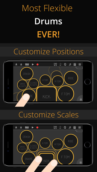 Emulate iPhone app Flexy Drums using MyAndroid Emulate iPhone app Flexy Drums using MyAndroid