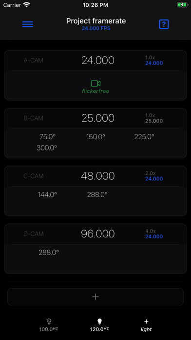 Emulate iPhone app FlickerCalc using MyAndroid Emulate iPhone app FlickerCalc using MyAndroid