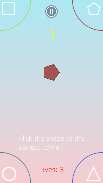 Emulate iPhone app Flick It - Shapes using MyAndroid Emulate iPhone app Flick It - Shapes using MyAndroid