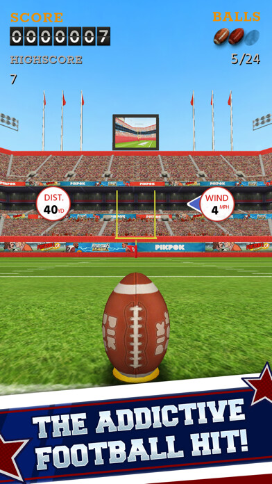 Emulate iPhone app Flick Kick Field Goal Kickoff using MyAndroid Emulate iPhone app Flick Kick Field Goal Kickoff using MyAndroid