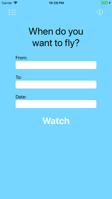 Emulate iPhone app Flight Alert using MyAndroid