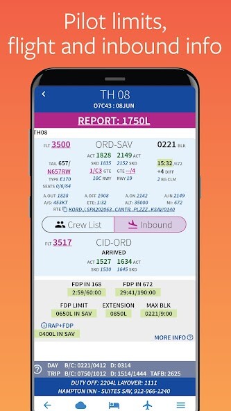 Emulate iPhone app Flight Crew View using MyAndroid