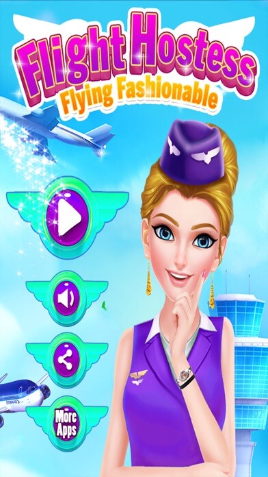 Emulate iPhone app Flight Hostess - Flying Fashionable using MyAndroid